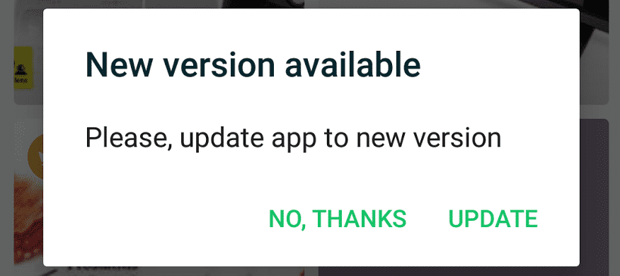 Why you should Notify a user to Update App?